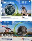 NETHERLANDS 5 EURO 2015 UNC "Het Molen vijfje" in Coincard