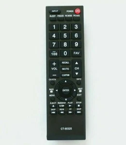 Ersatz Toshiba Fernbedienung CT-90325 für TV 55HT1U 55S41 19C100 39L1350U 50L2300U - Bild 1 von 3