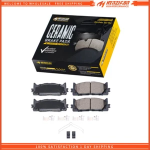 For 2007 2008 2009-2017 Toyota Camry Avalon Front Ceramic Brake Pads w/Hardware - Picture 1 of 3