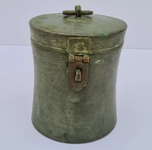 Early 19th Century Copper Box Container Multifunction Art Décor Maison Furniture - Picture 1 of 12