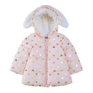 Rokka&Rolla Baby Girls' Puffer Jacket Infant Toddler Fleece Infant Winter Coat - Picture 1 of 36
