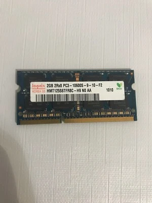 For Hynix 2GB DDR3 1066MHz PC3-8500S 2RX8 204Pin Laptop Memory RAM - Image 1 of 4