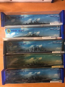 5 Minic Schiffe Maßstab 1:1200 Hornby Kampfschiffe KM Scharnhorst HMS Vanguard - Bild 1 von 1