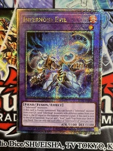 Yu-Gi-Oh INFERNOID EVIL Quarter Century Secret Rare BLTR-EN013 - Picture 1 of 1