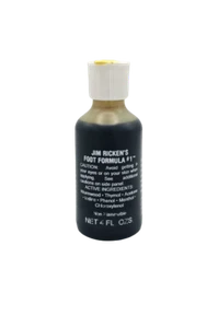 Jim Ricken's Foot Formula #1 - 4 oz Bottle - Thrush, Sensitive Soles, Bruises - Picture 1 of 1