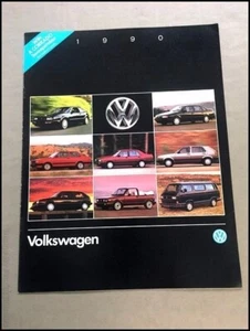 1990 VW Volkswagen Car Brochure Catalog  Corrado Vanagon Cabriolet GTI Jetta Fox - Picture 1 of 9