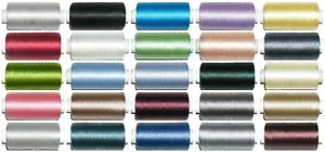 MADEIRA MACHINE EMBROIDERY THREAD, RAYON, 120D/2, 500MTR SPOOL, VARIOUS COLOURS - Picture 1 of 33