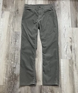 Vintage Levi’s Corduroy Paper Tag USA Mens 33x30 Bootcut Gray - Picture 1 of 7