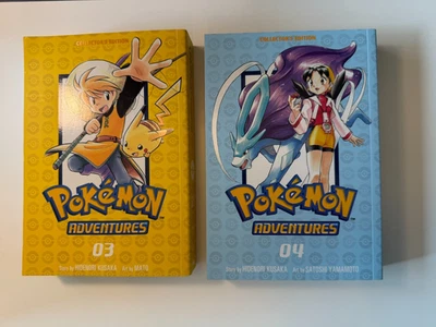 Pokemon Adventures Collector's Edition Volumes 3 and 4 Manga - Image 1 of 2