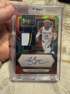 2024 Panini Select WNBA Arike Ogunbowale Tie Dye Auto /25 Maybe MVP WNBA Dallas - Picture 1 of 3