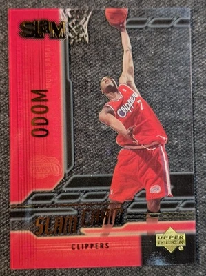 Lamar Odom Rookie Card 2000 Upper Deck Slam Slam Exam #SE4 (RC) - Image 1 of 2