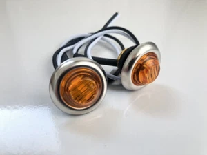 2x Indicador de luz ámbar para Toylander Land Rover Serie 1 2 - LED Totrod lateral - Imagen 1 de 7