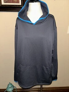 Xersion Hoodie Men's XXL Gray Blue qui-dri wicking NWT (A10) - Picture 1 of 8