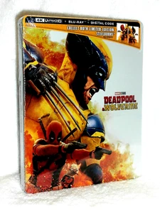 Deadpool & Wolverine (Wolverine Cover) (4K/Blu-ray, 2024 STEELBOOK) MARVEL funny - Picture 1 of 6