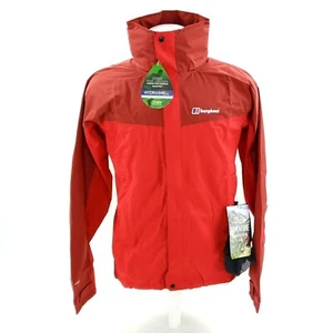 Giacca Berghaus Hydroshell Uomo S Rossa Impermeabile con Cappuccio - Foto 1 di 12
