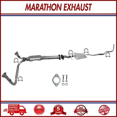 Sistema de escape completo para Chevrolet y GMC K1500 1996-1998 4,3 L y 5,0 L 131,5" WB nuevo Foto 1 de 4