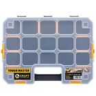 Heavy Duty Storage Box Organiser for Small Parts Customizable Transparent Lid 