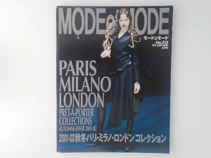 Mode et Mode Japanese Fashion magazine No 315 Ete 2001 - Imagen 1 de 2