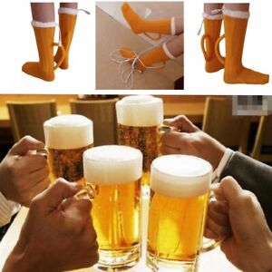 Heating 3D Beer Mug Socks Thick Winter Heated Socks  Women