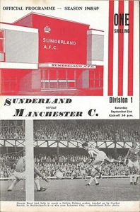 Football Programme>SUNDERLAND v MANCHESTER CITY Sept 1968 - Picture 1 of 1