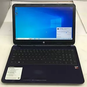 HP 15-G069CL AMD A8-6410 @ 2.00GHz 8GB RAM 750GB HDD TOUCH WIN-10H *READ - Afbeelding 1 van 12