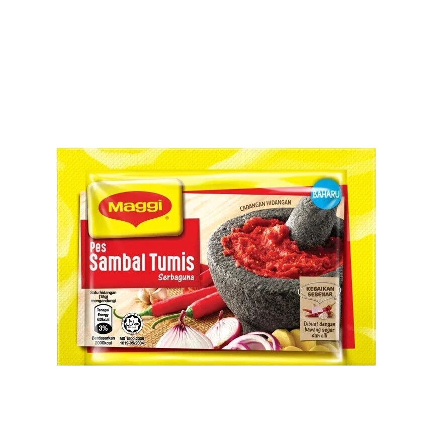10 Packs 30g MAGGI SAMBAL TUMIS Spicy Universal Use Chili Paste Easy Cook