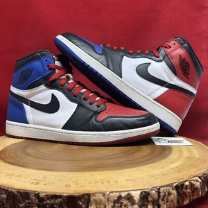 Nike Air Jordan 1 Retro High OG Top 3 Bred Chicago Royal Blue Red Black Toe I XI - Picture 1 of 8