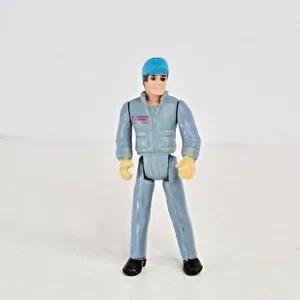 Vintage Buddy L Corp Bus Driver 1980 Action Figure 2.75" Blue Jumpsuit Hong Kong - Picture 1 of 5