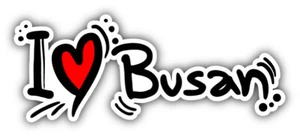 I Love Busan Auto Autoaufkleber Aufkleber - "GRÖSSEN" - Bild 1 von 1