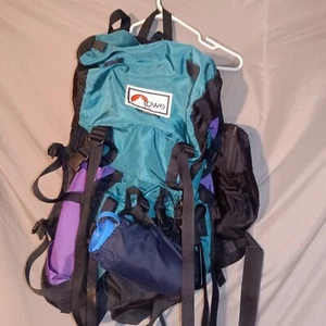Lowe Alpine Sirocco 70+15 Teal Adjustable Straps Multiple Compartments - Picture 1 of 8