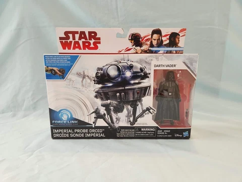 NEW HASBRO STAR WARS IMPERIAL PROBE DROID WITH DARTH VADER FORCE LINK FIGURE Cover