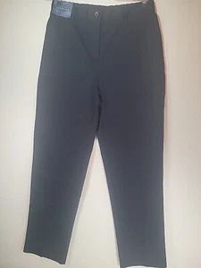 Lands' End Fit 3 Twill Pants Misses Size 4 X 30 Black - Picture 1 of 6