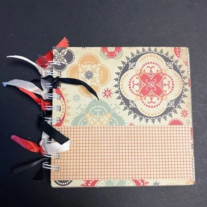 RETRO VINTAGE Handmade 6x6 Scrapbook Album - 10 Pgs- Just Add Pictures. - Picture 1 of 1