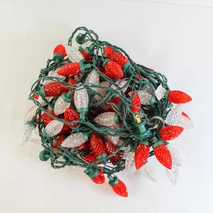 Red & Clear 40' Decorative Christmas String Lights - Picture 1 of 5