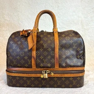 LOUIS VUITTON Monogram Sac Sports Boston Bag  Auth From Japan - Picture 1 of 20