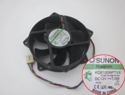 SUNON KDE1209PTVX Server Round Fan DC 12V 7W 4Wire 4Pin 95X95X25mm - Image 1 of 4