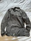 All Saints Dystopia Shirt - Charcoal Grey Denim - Small - Great Condition