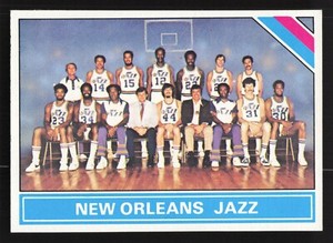 1975-76 Topps New Orleans Jazz Team #214 - Vintage EX-MT+
