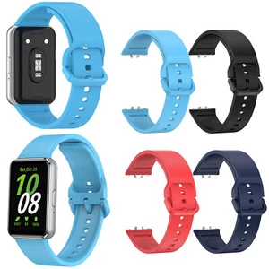 for Samsung Galaxy Fit 3 Watch Bands Soft Silicone Replacement Strap Adjustable - Picture 1 of 26
