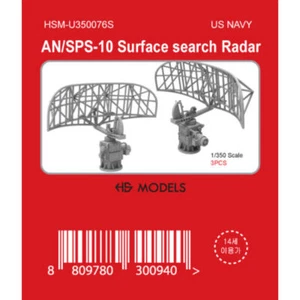 HS-MODEL U350076S 1/350 US NAVY AN/SPS-10 Surface search Radar - Picture 1 of 1