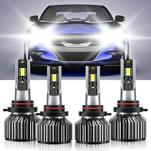 For Nissan Maxima 2008 4x LED Headlight High/Low Beam Light Kit Bulb 6500K Kit - Picture 1 of 12