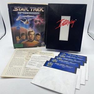 Discos de 5,25" de juego de computadora coleccionables Star Trek 25 aniversario - Imagen 1 de 11