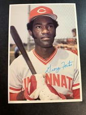 1980 Topps Superstar White-Back 5x7 Photo Baseball Card - George Foster - Reds