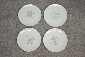 Set of 4 Vintage Edwin Knowles Simplicity Pattern 6" Bread Plates - Picture 1 of 6