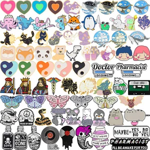 Animal Brooch Cartoon Dog Skull Brooches Corsage Badge Lapel pins Wholesale # - Picture 1 of 24