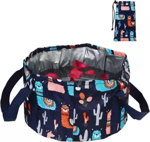 Collapsible Foot Bath Basin for Soaking Feet, Portable Foot Bath Tub Bag with Ha - Picture 1 of 12