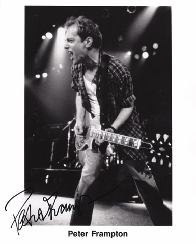 PETER FRAMPTON / SIGNED PHOTO / ROCK / IN-PERSON 100 % ORIGINAL Cover