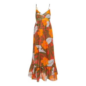 LEE MATHEWS Oleander floral ramie maxi dress Size 0 - Picture 1 of 8