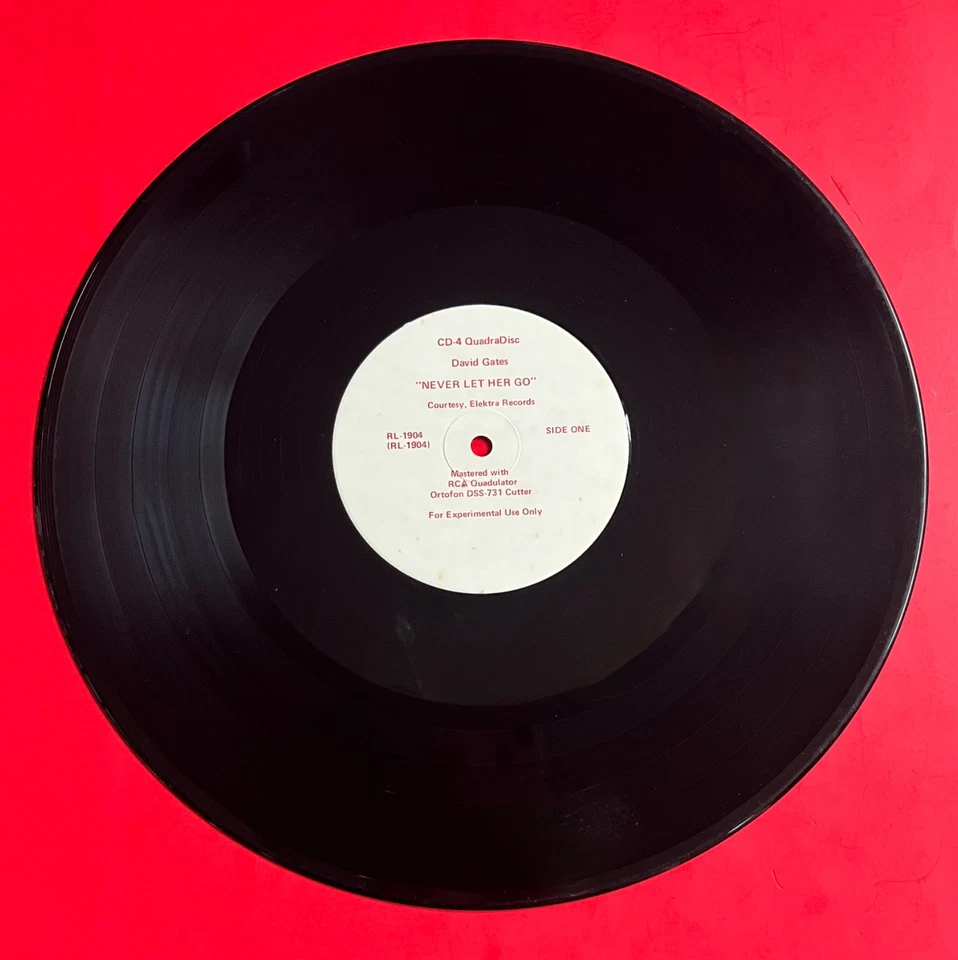 EXPERIMENTAL LP  ~ David Gates (of Bread) ~ CD 4 QuadraDisc - Image 1 of 4