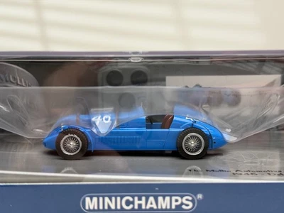 1949 Delage D6 Grand Prix n° 46 2nd 24h Le Mans (Blue) [MINICHAMPS] 1/43 scale - Image 1 of 2